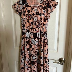 Loft Floral Sun Dress